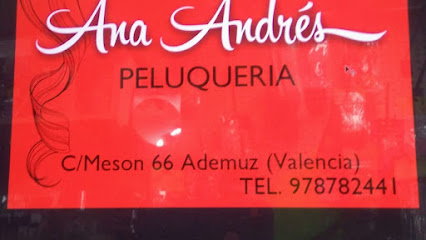 Peluqueria Ana Andres Ademuz 👉 Encuentra tu Peluquería en Ademuz